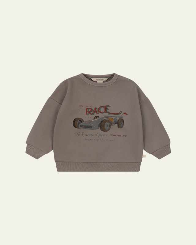 Girl's Lou Cherry Sweatshirt, Size 12M-